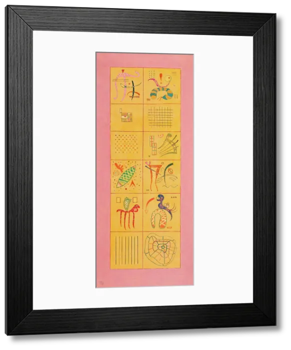 Framed Print : Bagatelles douces, 1937. Creator: Kandinsky, Wassily Vasilyevich (1866-1944) Framed Print : Bagatelles douces, 1937. Creator: Kandinsky, Wassily Vasilyevich (1866-1944)