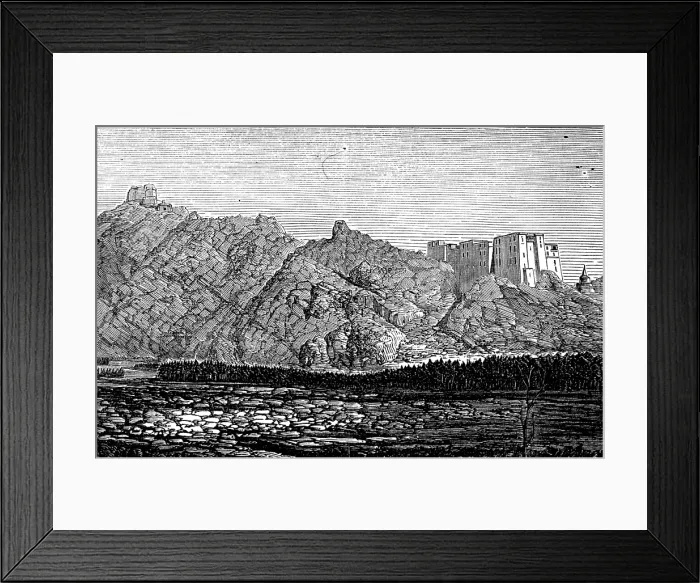 Framed Print : The Mission to Yarkund and Kashgar: Palace and Convent of Lamas, near Leh, 1874. Creator: Unknown Framed Print : The Mission to Yarkund and Kashgar: Palace and Convent of Lamas, near Leh, 1874. Creator: Unknown