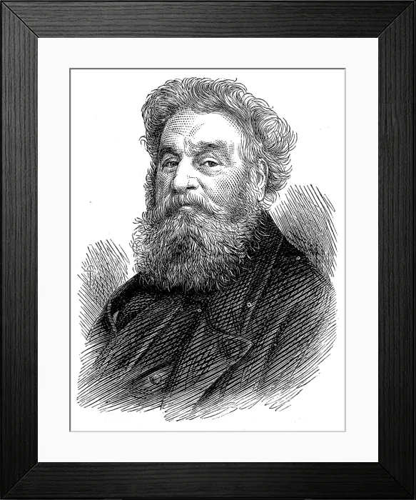 Framed Print : The late Mr. H. P. Parker, 1874. Creator: Unknown Framed Print : The late Mr. H. P. Parker, 1874. Creator: Unknown