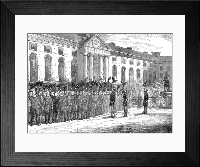 Framed Print : King Charles's Day, Chelsea Hospital, 1874. Creator: Unknown. King Charles's Day, Chelsea Hospital, 1874. Creator: Unknown Framed Print : King Charles's Day, Chelsea Hospital, 1874. Creator: Unknown. King Charles's Day, Chelsea Hospital, 1874. Creator: Unknown