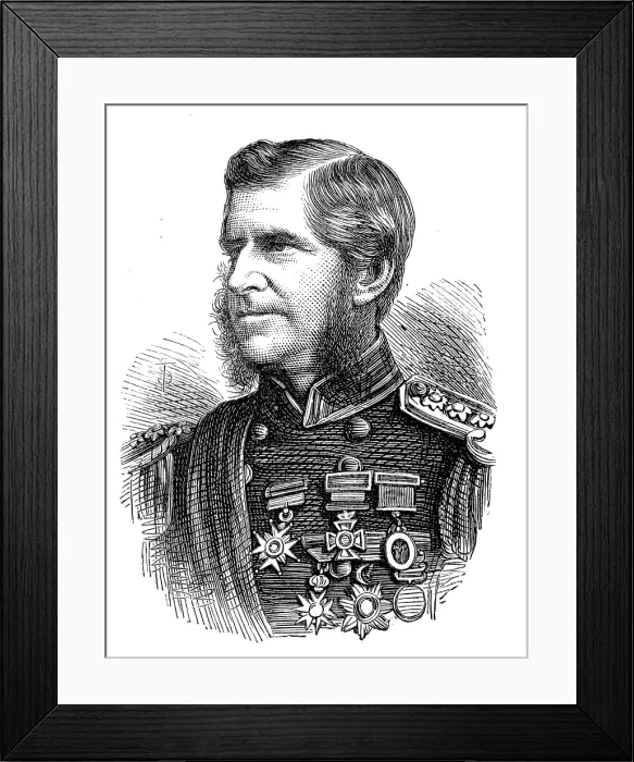 Framed Print : Captain Sir J. E. Commerell, K.C.B. V.C. 1874. Creator: Unknown Framed Print : Captain Sir J. E. Commerell, K.C.B. V.C. 1874. Creator: Unknown