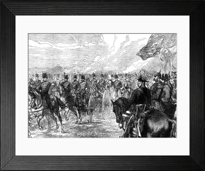 Framed Print : The Emperor of Russia at Woolwich, 1874. Creator: Unknown Framed Print : The Emperor of Russia at Woolwich, 1874. Creator: Unknown