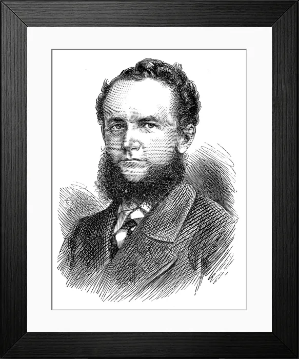 Framed Print : Captain Percy Pitt Luxmoore, C.B. 1874. Creator: Unknown Framed Print : Captain Percy Pitt Luxmoore, C.B. 1874. Creator: Unknown
