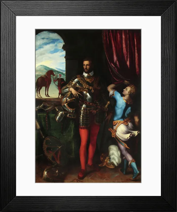 Framed Print : Portrait of Ottavio Farnese (1524-1586), Duke of Parma and Piacenza, 1551-1554. Creator: Campi, Giulio (1507-1573) Framed Print : Portrait of Ottavio Farnese (1524-1586), Duke of Parma and Piacenza, 1551-1554. Creator: Campi, Giulio (1507-1573)