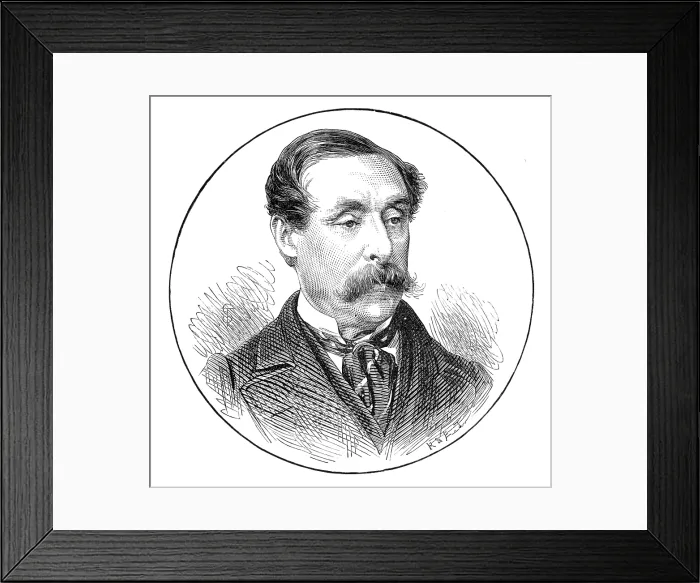 Framed Print : General Shute, M.P. for Brighton, 1874. Creator: Unknown Framed Print : General Shute, M.P. for Brighton, 1874. Creator: Unknown