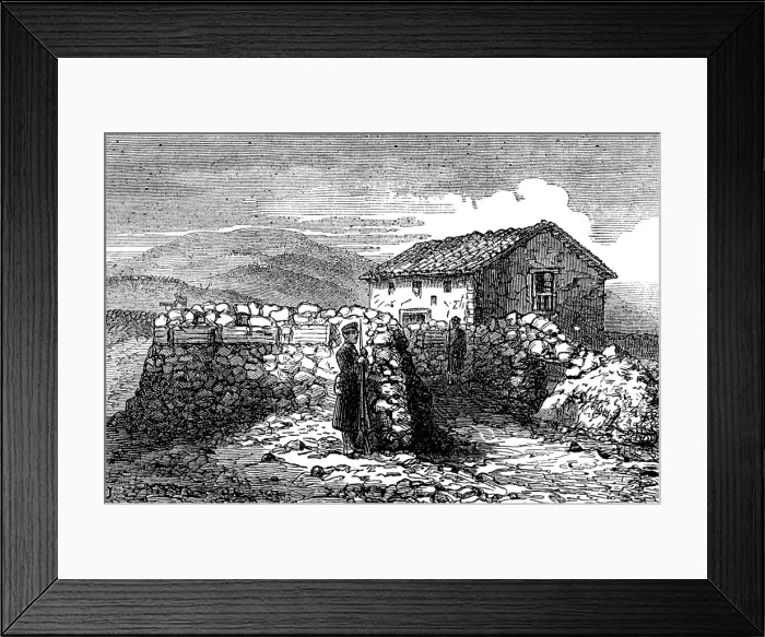 Framed Print : Civil War in Spain: Redoubt of San Candido, 1874. Creator: Unknown Framed Print : Civil War in Spain: Redoubt of San Candido, 1874. Creator: Unknown
