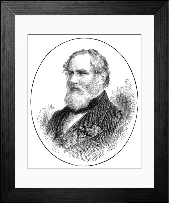 Framed Print : The late M. Van de Weyer, formerly Belgian Minister in London, 1874. Creator: Unknown Framed Print : The late M. Van de Weyer, formerly Belgian Minister in London, 1874. Creator: Unknown