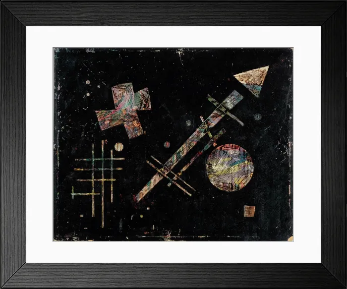 Framed Print : Einzelne Klange (Isolated Sounds), 1927. Creator: Kandinsky, Wassily Vasilyevich (1866-1944) Framed Print : Einzelne Klange (Isolated Sounds), 1927. Creator: Kandinsky, Wassily Vasilyevich (1866-1944)