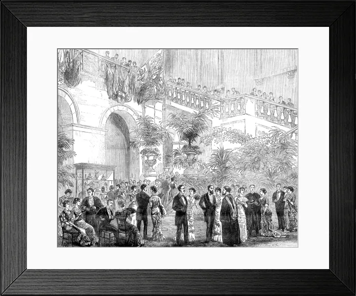 Framed Print : Jubilee Festival at King's College, London, 1881. Creator: Unknown. Jubilee Festival at King's College, London, 1881. Creator: Unknown Framed Print : Jubilee Festival at King's College, London, 1881. Creator: Unknown. Jubilee Festival at King's College, London, 1881. Creator: Unknown