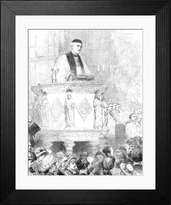 Framed Print : The late Dean Stanley: A Reminiscence, 1881. Creator: Unknown Framed Print : The late Dean Stanley: A Reminiscence, 1881. Creator: Unknown