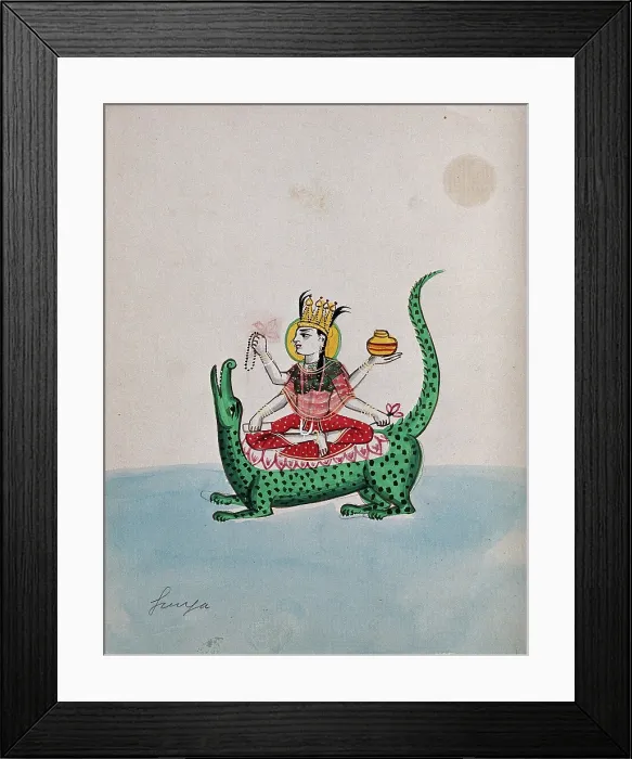 Framed Print : Ganga. Creator: Unknown Framed Print : Ganga. Creator: Unknown