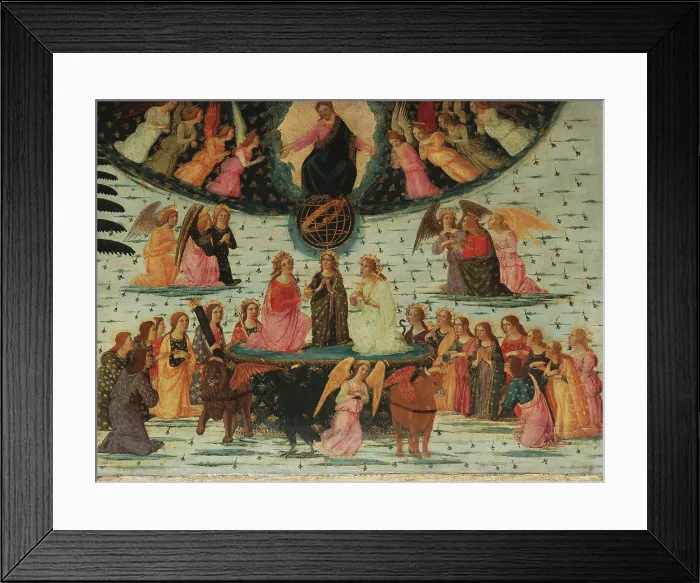 Framed Print : Triumph of Eternity, 1485-1490. Creator: Jacopo del Sellaio (1442-1493)