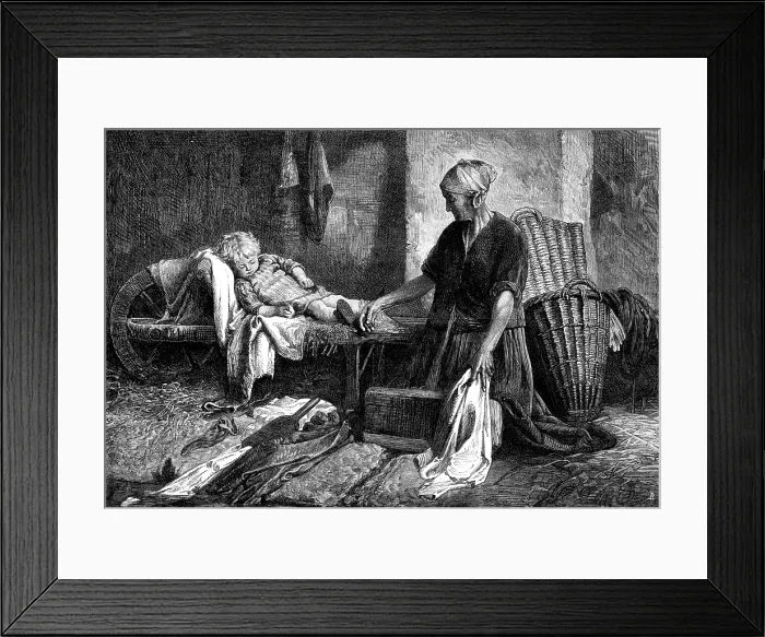 Framed Print : Her Daughter's Legacy. by Arthur Hacker, from the Royal Academy Exhibition, 1881. Creator: Unknown. Her Daughter's Legacy. by Arthur Hacker, from the Royal Academy Exhibition, 1881. Creator: Unknown Framed Print : Her Daughter's Legacy. by Arthur Hacker, from the Royal Academy Exhibition, 1881. Creator: Unknown. Her Daughter's Legacy. by Arthur Hacker, from the Royal Academy Exhibition, 1881. Creator: Unknown