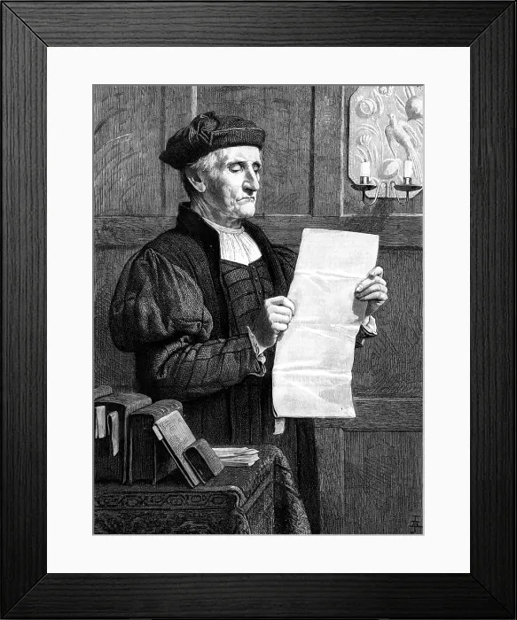 Framed Print : The Man of Law. by H. S. Marks, R.A. from the Royal Academy Exhibition, 1881. Creator: Unknown Framed Print : The Man of Law. by H. S. Marks, R.A. from the Royal Academy Exhibition, 1881. Creator: Unknown