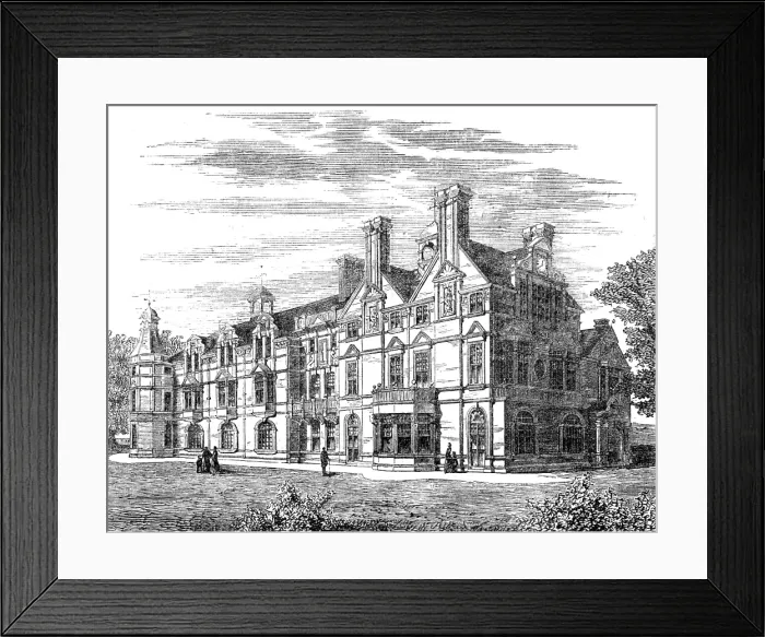 Framed Print : The new Hospital for Sick Children, Brighton, 1881. Creator: Unknown Framed Print : The new Hospital for Sick Children, Brighton, 1881. Creator: Unknown