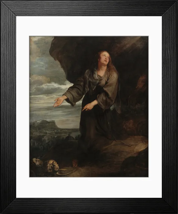 Framed Print : Saint Rosalia Interceding for the City of Palermo, c.1630. Creator: Dyck, Sir Anthony van (1599-1641) Framed Print : Saint Rosalia Interceding for the City of Palermo, c.1630. Creator: Dyck, Sir Anthony van (1599-1641)