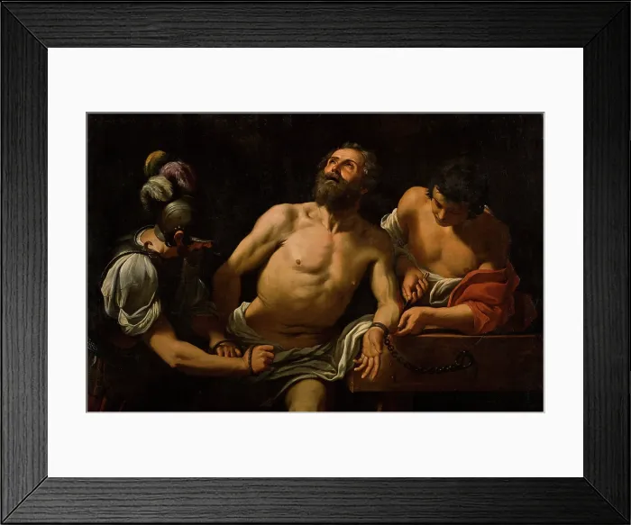 Framed Print : The Martyrdom of Saint Bartholomew, c1610. Creator: Badalocchio, Sisto (1585-c. 1647) Framed Print : The Martyrdom of Saint Bartholomew, c1610. Creator: Badalocchio, Sisto (1585-c. 1647)