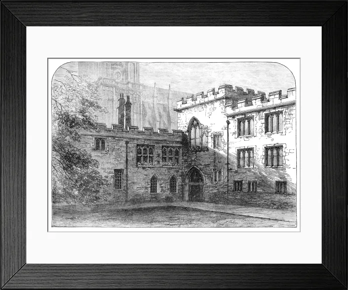 Framed Print : The Deanery, Dean's-Yard, Westminster, 1881. Creator: Unknown. The Deanery, Dean's-Yard, Westminster, 1881. Creator: Unknown Framed Print : The Deanery, Dean's-Yard, Westminster, 1881. Creator: Unknown. The Deanery, Dean's-Yard, Westminster, 1881. Creator: Unknown
