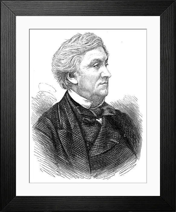 Framed Print : The late Sir Charles Fox, C.E. 1874. Creator: Unknown Framed Print : The late Sir Charles Fox, C.E. 1874. Creator: Unknown