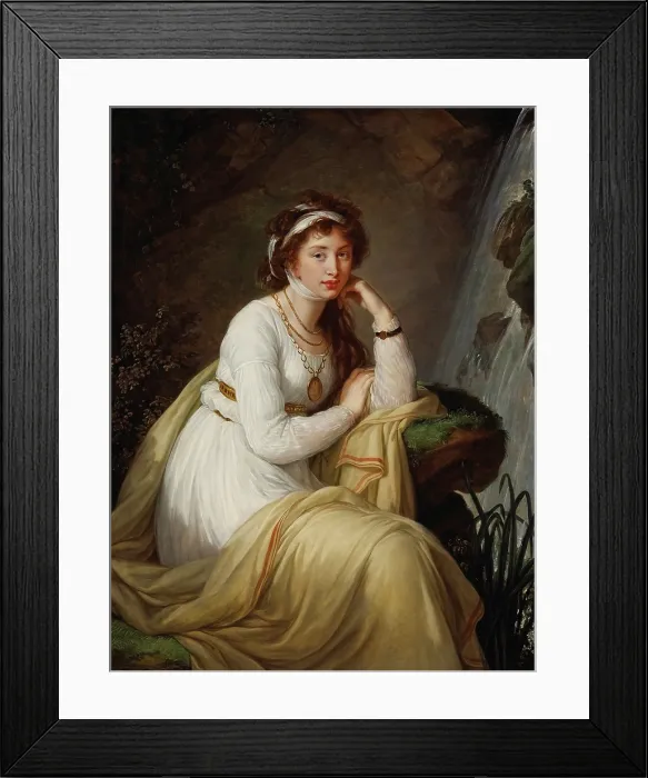 Framed Print : Portrait of Countess Anna Ivanovna Tolstaya, nee Princess Baryatinskaya (1774-1825), 1796. Creator: Vigee Le Brun, Louise Elisabeth (1755-1842) Framed Print : Portrait of Countess Anna Ivanovna Tolstaya, nee Princess Baryatinskaya (1774-1825), 1796. Creator: Vigee Le Brun, Louise Elisabeth (1755-1842)