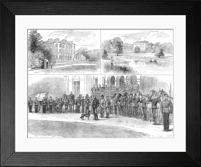 Framed Print : The State of Ireland: a gentleman's residence in 1881. Creator: William James Palmer. The State of Ireland: a gentleman's residence in 1881. Creator: William James Palmer Framed Print : The State of Ireland: a gentleman's residence in 1881. Creator: William James Palmer. The State of Ireland: a gentleman's residence in 1881. Creator: William James Palmer