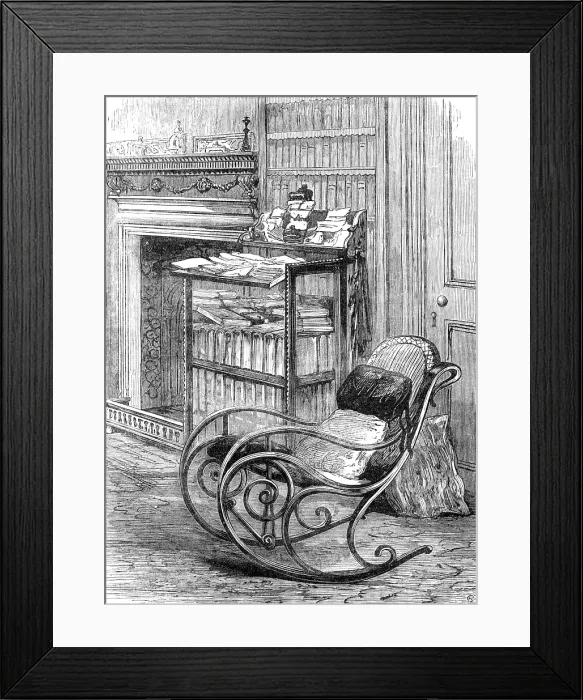 Framed Print : A corner in Dean Stanley's study, the Deanery, Westminster, 1881. Creator: Unknown. A corner in Dean Stanley's study, the Deanery, Westminster, 1881. Creator: Unknown Framed Print : A corner in Dean Stanley's study, the Deanery, Westminster, 1881. Creator: Unknown. A corner in Dean Stanley's study, the Deanery, Westminster, 1881. Creator: Unknown