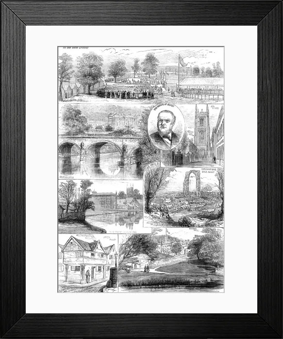 Framed Print : The Royal Agricultural Society at Derby, 1881. Creator: Unknown Framed Print : The Royal Agricultural Society at Derby, 1881. Creator: Unknown