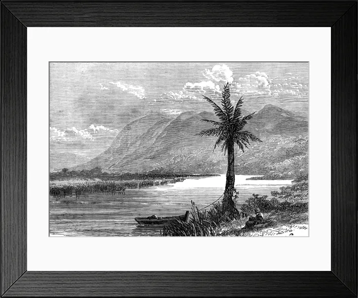 Framed Print : Sketches from Palestine: Mount Carmel and the Kishon, 1874. Creator: Unknown Framed Print : Sketches from Palestine: Mount Carmel and the Kishon, 1874. Creator: Unknown