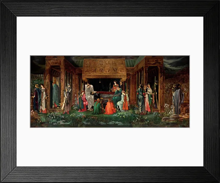 Framed Print : The Last Sleep of King Arthur in Avalon, c1881-1898. Creator: Burne-Jones, Sir Edward Coley (1833-1898) Framed Print : The Last Sleep of King Arthur in Avalon, c1881-1898. Creator: Burne-Jones, Sir Edward Coley (1833-1898)