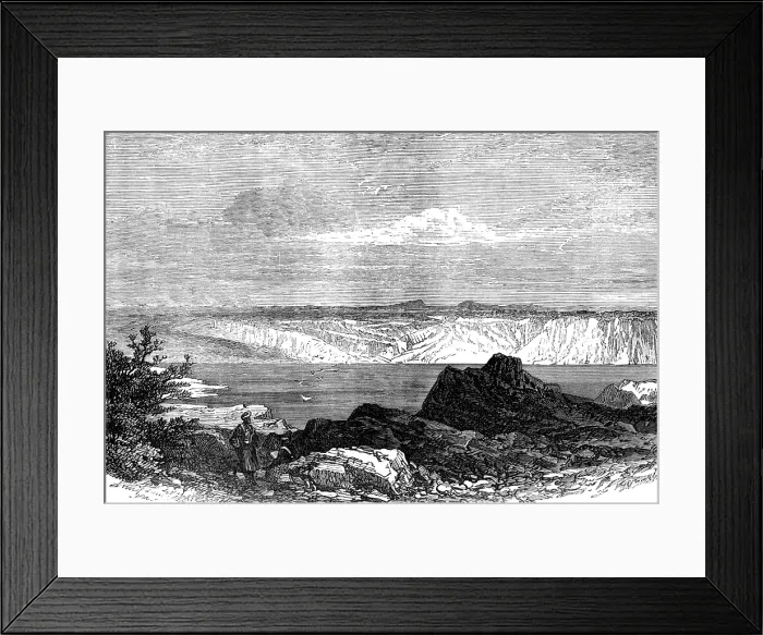 Framed Print : Sketches from Palestine: the Sea of Galilee, 1874. Creator: Unknown Framed Print : Sketches from Palestine: the Sea of Galilee, 1874. Creator: Unknown