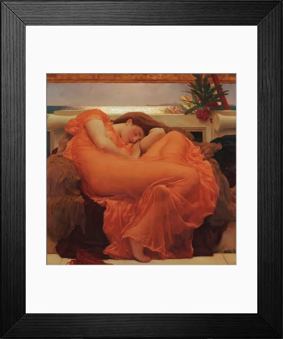 Framed Print : Flaming June, 1895. Creator: Leighton, Frederic, 1st Baron Leighton (1830-1896) Framed Print : Flaming June, 1895. Creator: Leighton, Frederic, 1st Baron Leighton (1830-1896)