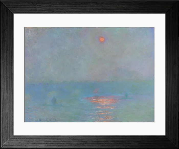 Framed Print : Waterloo Bridge: Effect of Sunlight in the Fog, 1903. Creator: Monet, Claude (1840-1926) Framed Print : Waterloo Bridge: Effect of Sunlight in the Fog, 1903. Creator: Monet, Claude (1840-1926)