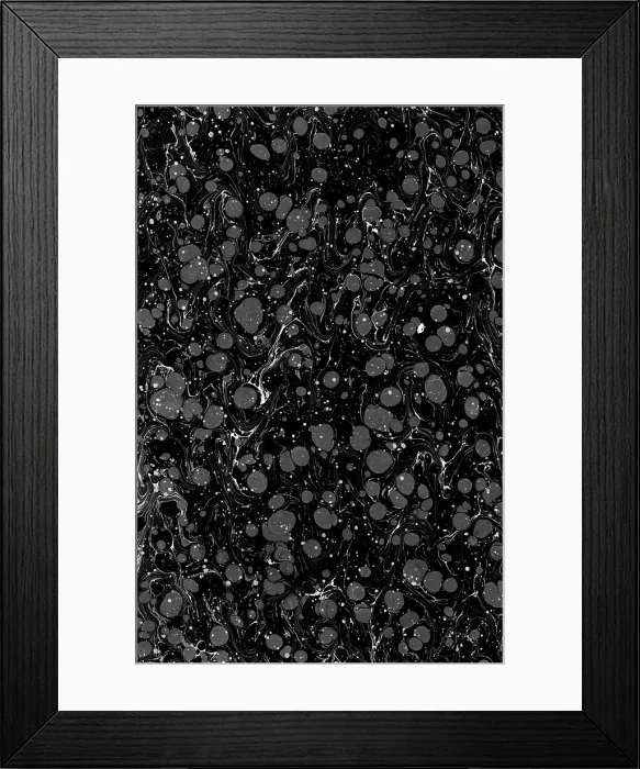 Framed Print : Marbling, 1874. Creator: Unknown Framed Print : Marbling, 1874. Creator: Unknown