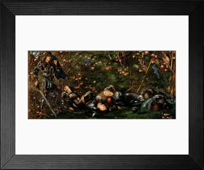 Framed Print : The Prince Enters the Wood, 1871-1873. Creator: Burne-Jones, Sir Edward Coley (1833-1898) Framed Print : The Prince Enters the Wood, 1871-1873. Creator: Burne-Jones, Sir Edward Coley (1833-1898)
