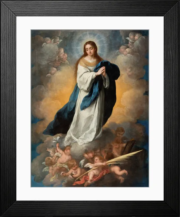 Framed Print : The Immaculate Conception of the Virgin, c1675-1680. Creator: Murillo, Bartolome Esteban (1617-1682) Framed Print : The Immaculate Conception of the Virgin, c1675-1680. Creator: Murillo, Bartolome Esteban (1617-1682)