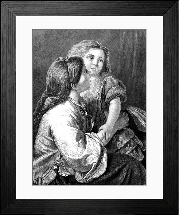 Framed Print : Nursery Tales by W. C. T. Dobson, R A. 1874. Creator: Unknown Framed Print : Nursery Tales by W. C. T. Dobson, R A. 1874. Creator: Unknown