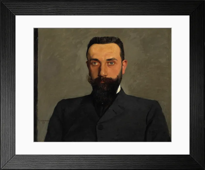 Framed Print : Stephane Natanson, 1897. Creator: Vallotton, Felix Edouard (1865-1925) Framed Print : Stephane Natanson, 1897. Creator: Vallotton, Felix Edouard (1865-1925)