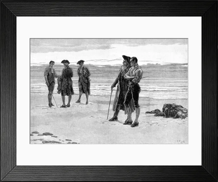 Framed Print : The End of the Game by F. Dadd, 1881. Creator: Unknown Framed Print : The End of the Game by F. Dadd, 1881. Creator: Unknown