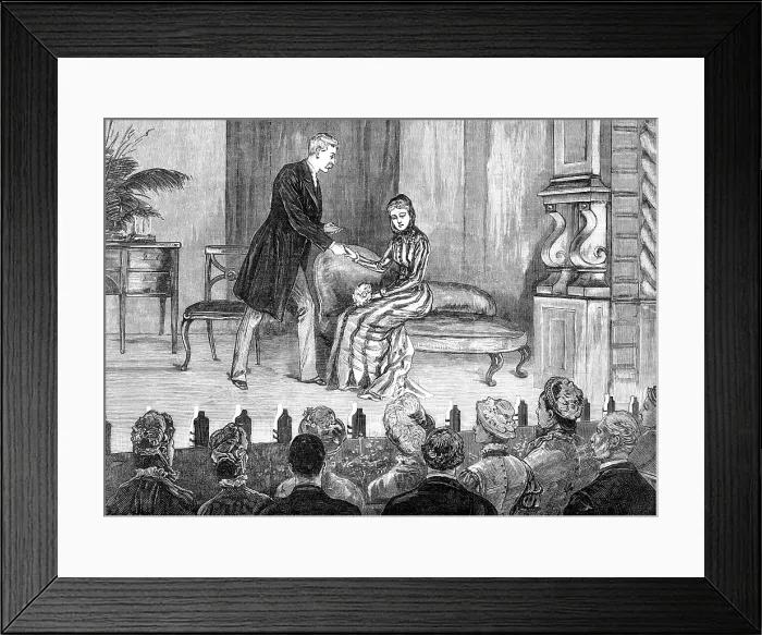 Framed Print : Private Theatricals in Hampton Court Palace for Princess Frederica's Convalescent Home, 1881. Creator: Unknown. Private Theatricals in Hampton Court Palace for Princess Frederica's Convalescent Home, 1881. Creator: Unknown Framed Print : Private Theatricals in Hampton Court Palace for Princess Frederica's Convalescent Home, 1881. Creator: Unknown. Private Theatricals in Hampton Court Palace for Princess Frederica's Convalescent Home, 1881. Creator: Unknown