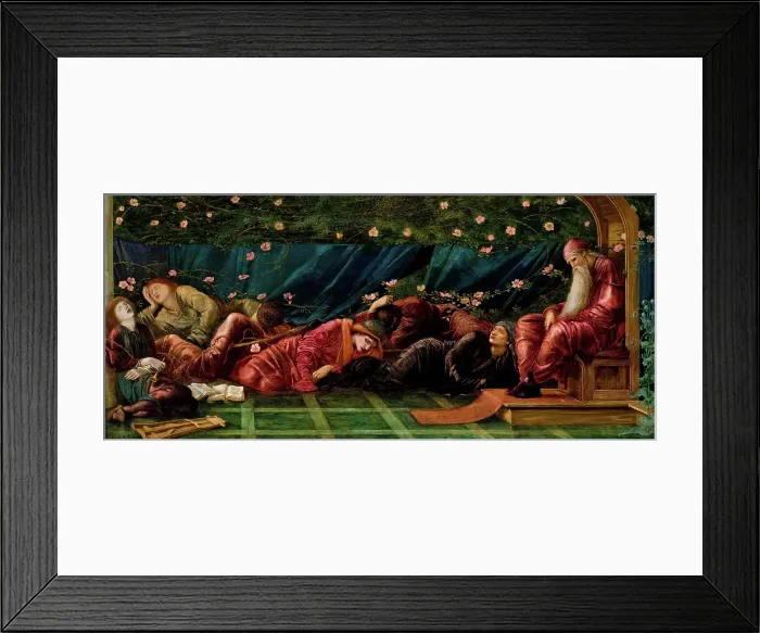 Framed Print : The King and His Court, 1871-1873. Creator: Burne-Jones, Sir Edward Coley (1833-1898) Framed Print : The King and His Court, 1871-1873. Creator: Burne-Jones, Sir Edward Coley (1833-1898)