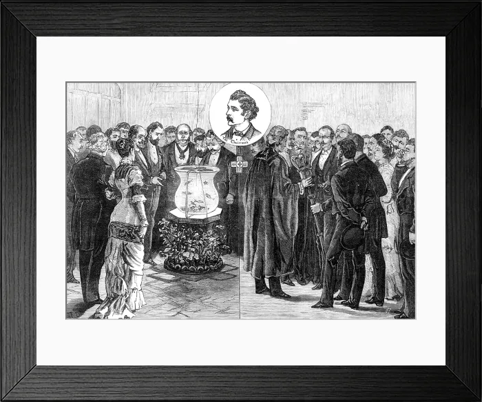 Framed Print : The International Medical Congress at Guildhall, 1881. Creator: Unknown Framed Print : The International Medical Congress at Guildhall, 1881. Creator: Unknown