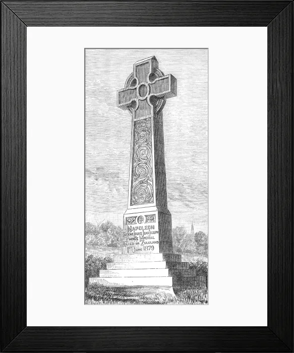 Framed Print : Monument to the late Prince Imperial, at Chiselhurst, 1881. Creator: Unknown Framed Print : Monument to the late Prince Imperial, at Chiselhurst, 1881. Creator: Unknown