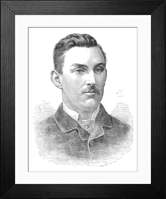 Framed Print : The late Lieut. Stevens Haworth, 60th Rifles, 1881. Creator: Unknown Framed Print : The late Lieut. Stevens Haworth, 60th Rifles, 1881. Creator: Unknown
