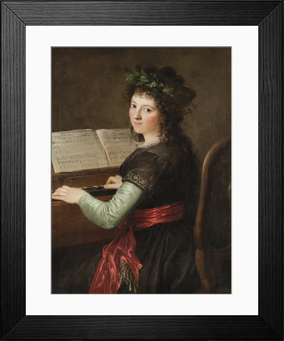 Framed Print : Portrait of countess Bianca Stampa di Soncino, 1791. Creator: Landi, Gaspare (1756-1830) Framed Print : Portrait of countess Bianca Stampa di Soncino, 1791. Creator: Landi, Gaspare (1756-1830)