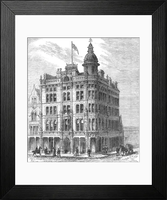Framed Print : The new Sailors Home, Dundee, 1881. Creator: Unknown. The new Sailors Home, Dundee, 1881. Creator: Unknown Framed Print : The new Sailors Home, Dundee, 1881. Creator: Unknown. The new Sailors Home, Dundee, 1881. Creator: Unknown