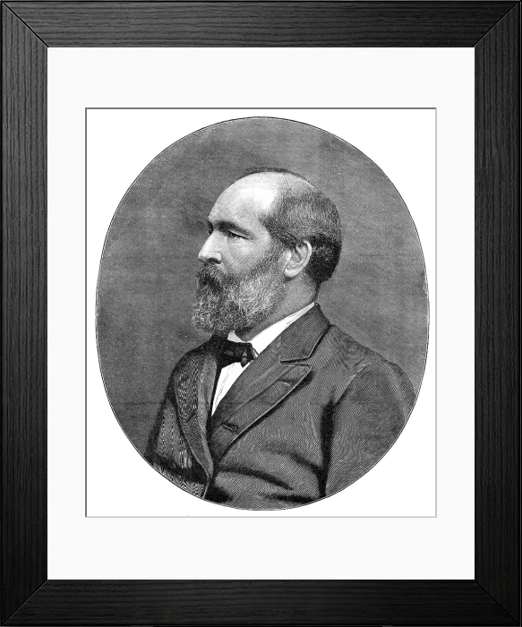 Framed Print : General J. A. Garfield, President of the United States, 1881. Creator: Unknown Framed Print : General J. A. Garfield, President of the United States, 1881. Creator: Unknown