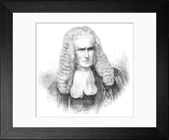 Framed Print : The late Lord Hatherley, 1881. Creator: Unknown Framed Print : The late Lord Hatherley, 1881. Creator: Unknown