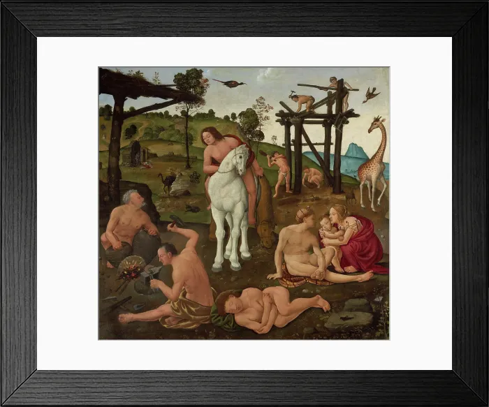 Framed Print : Allegory of Civilization, c1490. Creator: Piero di Cosimo (ca 1462-ca 1521) Framed Print : Allegory of Civilization, c1490. Creator: Piero di Cosimo (ca 1462-ca 1521)