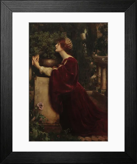 Framed Print : Isabella and the Pot of Basil, c1904. Creator: Nowell, Arthur Trevethin (1862-1940) Framed Print : Isabella and the Pot of Basil, c1904. Creator: Nowell, Arthur Trevethin (1862-1940)
