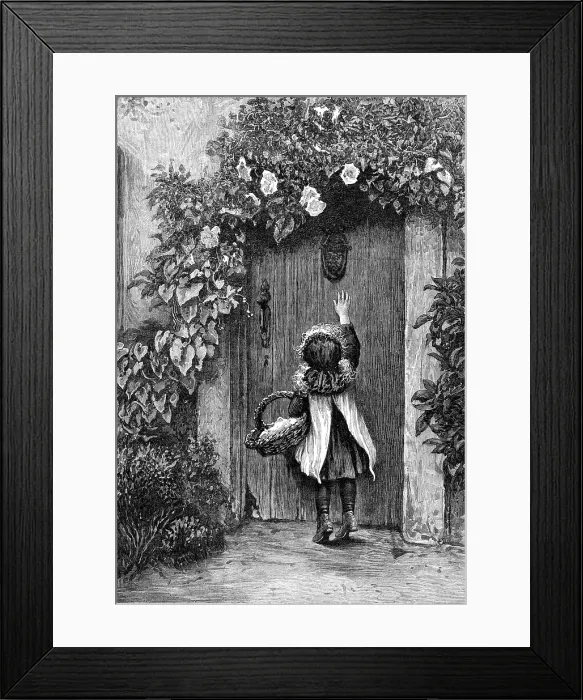 Framed Print : Not Tall Enough! by Arthur Hopkins...Royal Society of Painters in Water Colours, 1881. Creator: Unknown Framed Print : Not Tall Enough! by Arthur Hopkins...Royal Society of Painters in Water Colours, 1881. Creator: Unknown